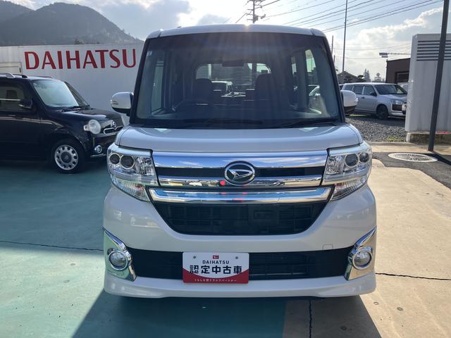 タントカスタムＸ　トップエディションＳＡ整備記録簿　キーフリー　スマ−トキ−　アルミ　ＡＢＳ　ナビＴＶ（山口県）の中古車