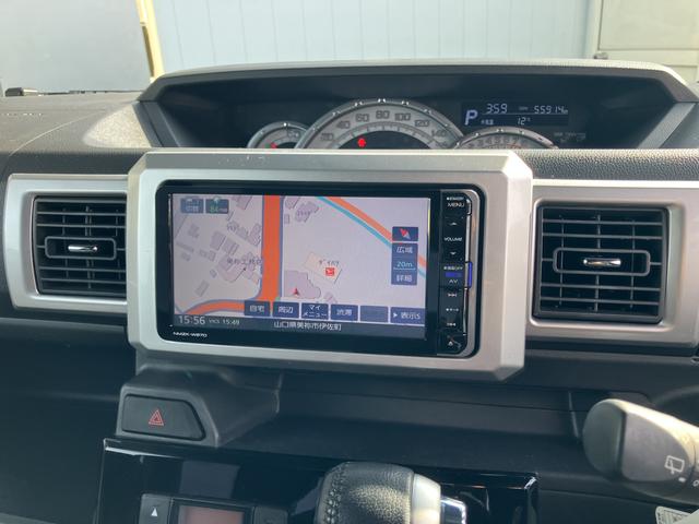 ウェイクＧターボＳＡII１オーナ　ターボモデル　スマートキー・プッシュスタート　ＡＢＳ　アルミホイール　キーフリーシステム　エアバック　記録簿　ＮＡＶＩ（山口県）の中古車