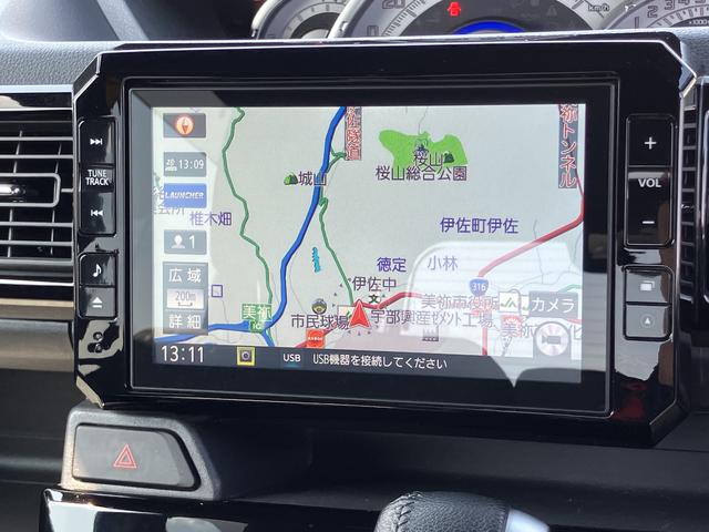 ウェイクＧターボ　レジャーエディションＳＡIIIターボ車　スマートキー＆プッシュスタート　ＥＴＣ　アルミ　記録簿　キーフリー　ナビＴＶ　ＡＢＳ（山口県）の中古車