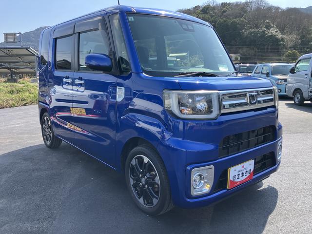 ウェイクＧターボ　レジャーエディションＳＡIIIターボ車　スマートキー＆プッシュスタート　ＥＴＣ　アルミ　記録簿　キーフリー　ナビＴＶ　ＡＢＳ（山口県）の中古車