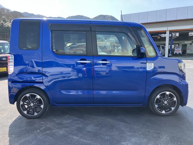 ウェイクＧターボ　レジャーエディションＳＡIIIターボ車　スマートキー＆プッシュスタート　ＥＴＣ　アルミ　記録簿　キーフリー　ナビＴＶ　ＡＢＳ（山口県）の中古車