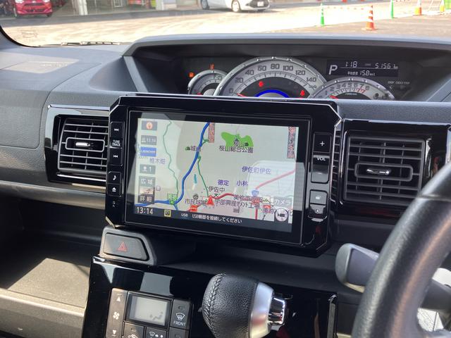 ウェイクＧターボ　レジャーエディションＳＡIIIターボ車　スマートキー＆プッシュスタート　ＥＴＣ　アルミ　記録簿　キーフリー　ナビＴＶ　ＡＢＳ（山口県）の中古車