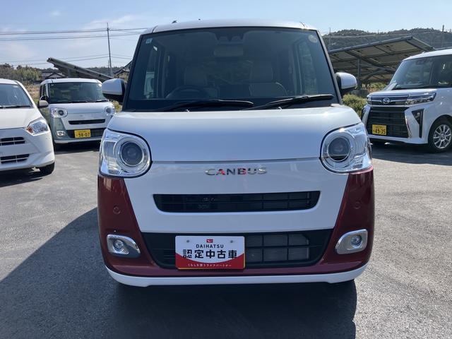ムーヴキャンバスストライプスＧキーフリー　スマ−トキ−　運転席エアバック　ＡＢＳ（山口県）の中古車