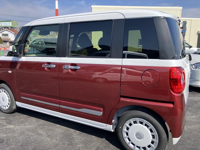 ムーヴキャンバスストライプスＧキーフリー　スマ−トキ−　運転席エアバック　ＡＢＳ（山口県）の中古車