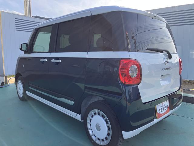 ムーヴキャンバスストライプスＧキーフリー　スマ−トキ−　運転席エアバック　ＡＢＳ（山口県）の中古車