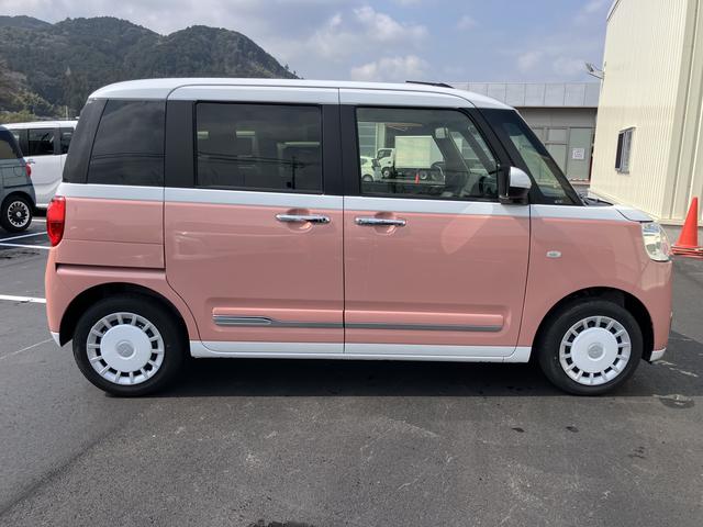 ムーヴキャンバスストライプスＧキーフリー　スマ−トキ−　運転席エアバック　ＡＢＳ（山口県）の中古車