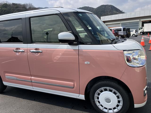ムーヴキャンバスストライプスＧキーフリー　スマ−トキ−　運転席エアバック　ＡＢＳ（山口県）の中古車