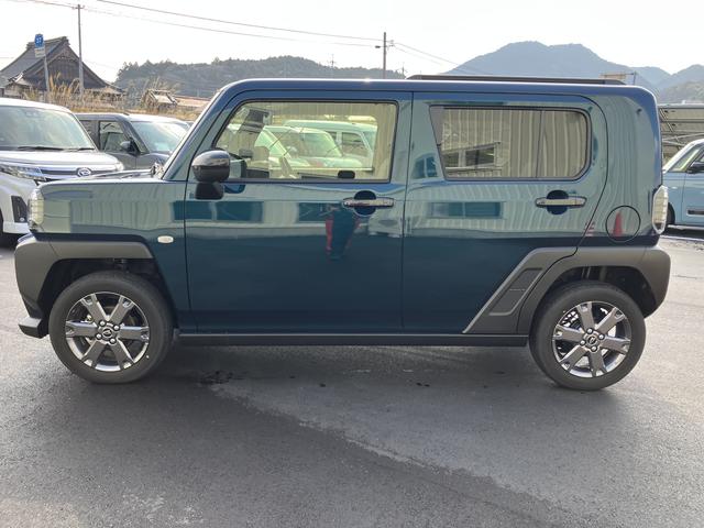 タフトGターボ ダーククロムベンチャーキーフリーシステム ムーンルーフ ターボ車 エアバッグ アルミホイール スマートキー ABS(山口県)の中古車