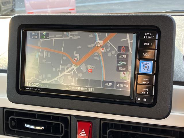 ムーヴキャンバスストライプスＧワンオーナー　ナビ　キーフリー　スマ−トキ−　点検記録簿付　運転席エアバック　ＡＢＳ　禁煙（山口県）の中古車