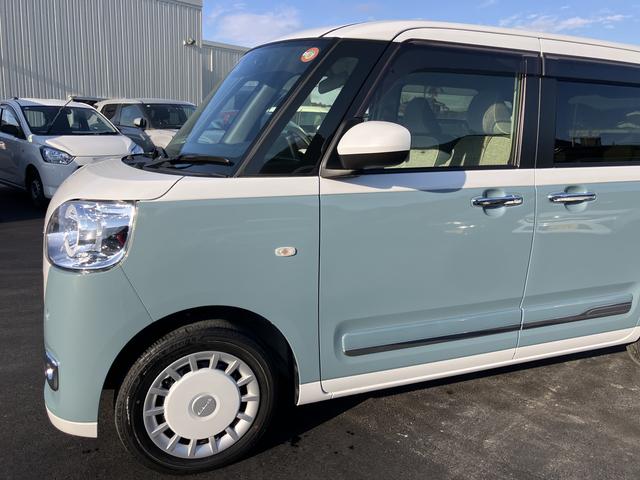 ムーヴキャンバスストライプスＧワンオーナー　ナビ　キーフリー　スマ−トキ−　点検記録簿付　運転席エアバック　ＡＢＳ　禁煙（山口県）の中古車