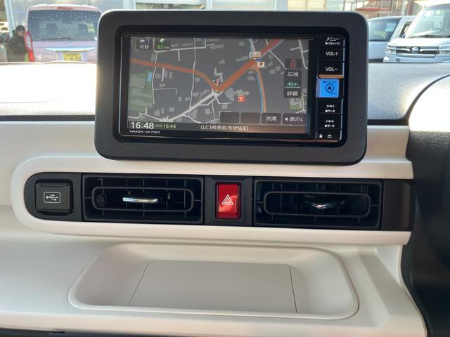 ムーヴキャンバスストライプスＧワンオーナー　ナビ　キーフリー　スマ−トキ−　点検記録簿付　運転席エアバック　ＡＢＳ　禁煙（山口県）の中古車