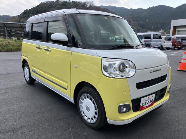 ムーヴキャンバスストライプスＧキーフリー　スマ−トキ−　運転席エアバック　ＡＢＳ（山口県）の中古車