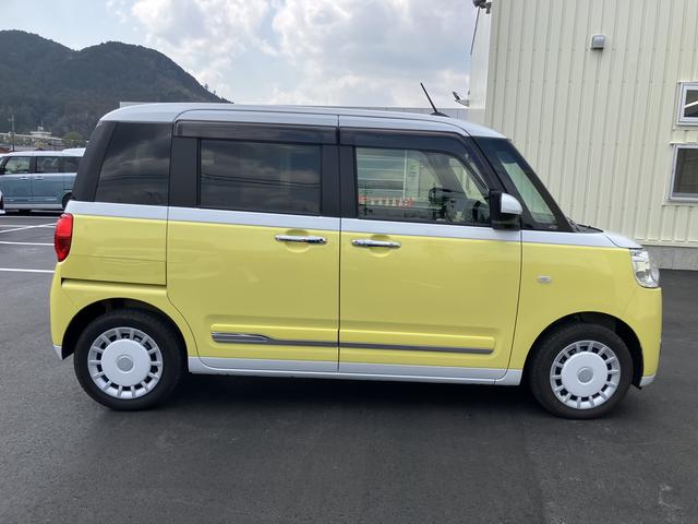 ムーヴキャンバスストライプスＧキーフリー　スマ−トキ−　運転席エアバック　ＡＢＳ（山口県）の中古車