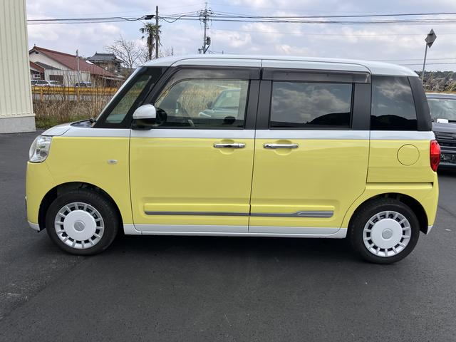 ムーヴキャンバスストライプスＧキーフリー　スマ−トキ−　運転席エアバック　ＡＢＳ（山口県）の中古車