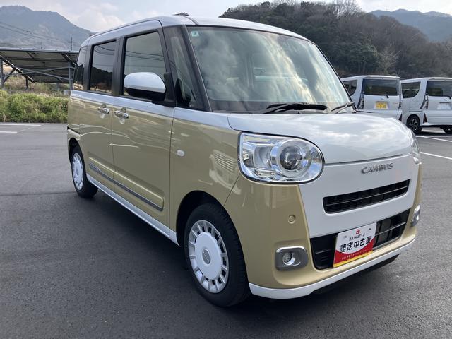 ムーヴキャンバスストライプスＧターボスマートキー　キーフリーシステム　ワンオーナー　ＡＢＳ　エアバック　タ−ボ（山口県）の中古車