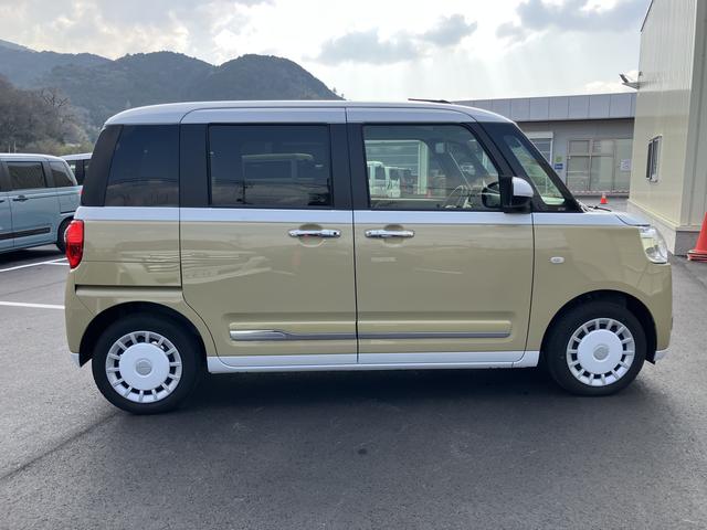 ムーヴキャンバスストライプスＧターボスマートキー　キーフリーシステム　ワンオーナー　ＡＢＳ　エアバック　タ−ボ（山口県）の中古車