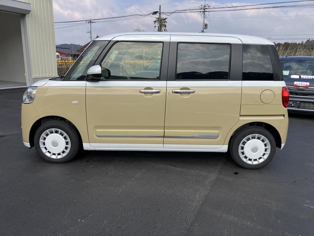 ムーヴキャンバスストライプスＧターボスマートキー　キーフリーシステム　ワンオーナー　ＡＢＳ　エアバック　タ−ボ（山口県）の中古車