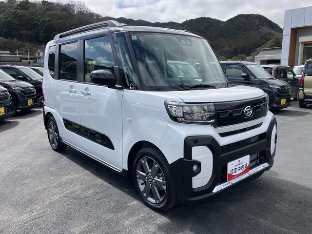 タントファンクロスターボスマートキープッシュスタート　ワンオーナー車　ターボ車　アルミホイール　キーフリーシステム　記録簿　エアバッグ　ＡＢＳ（山口県）の中古車