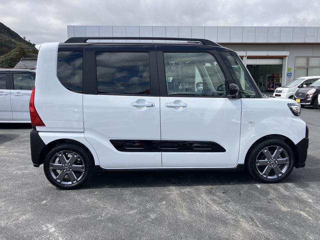 タントファンクロスターボスマートキープッシュスタート　ワンオーナー車　ターボ車　アルミホイール　キーフリーシステム　記録簿　エアバッグ　ＡＢＳ（山口県）の中古車