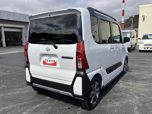 タントファンクロスターボスマートキープッシュスタート　ワンオーナー車　ターボ車　アルミホイール　キーフリーシステム　記録簿　エアバッグ　ＡＢＳ（山口県）の中古車