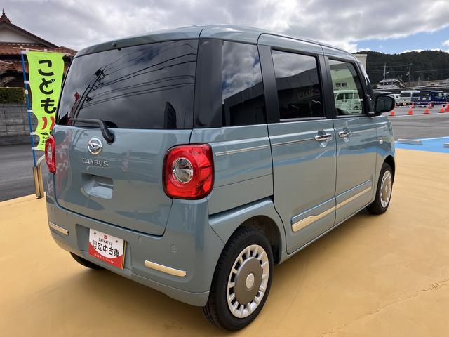 ムーヴキャンバスセオリーGLEDライト シートヒータ 電格ミラー スマートキー エアバック キーフリー ABS(山口県)の中古車