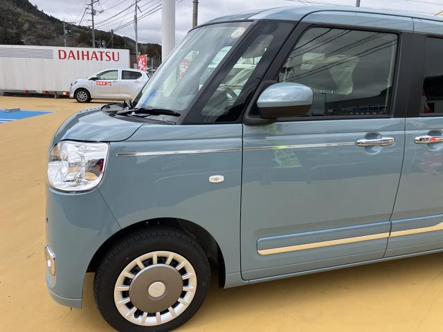 ムーヴキャンバスセオリーGLEDライト シートヒータ 電格ミラー スマートキー エアバック キーフリー ABS(山口県)の中古車