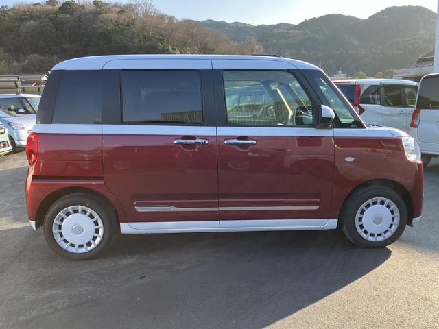ムーヴキャンバスストライプスＧターボスマートキー　キーフリーシステム　ＡＢＳ　エアバック　タ−ボ（山口県）の中古車