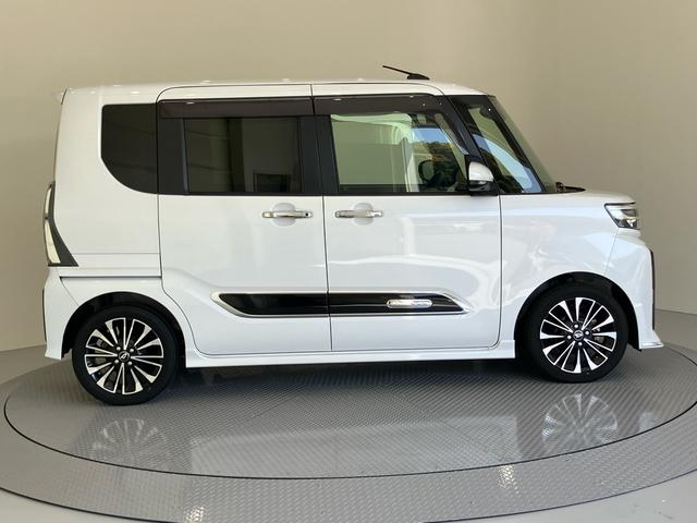 タントカスタムＲＳ軽減ブレーキ　Ｉ−ＳＴＯＰ　車線逸脱防止　ナビ付　シ−トヒ−タ−　安全ボディ　ハイビームアシスト　ターボ車　助手席エアバック　ＬＥＤライト　オートライト　盗難防止　キーフリー　ＡＢＳ　アルミホイール（山口県）の中古車