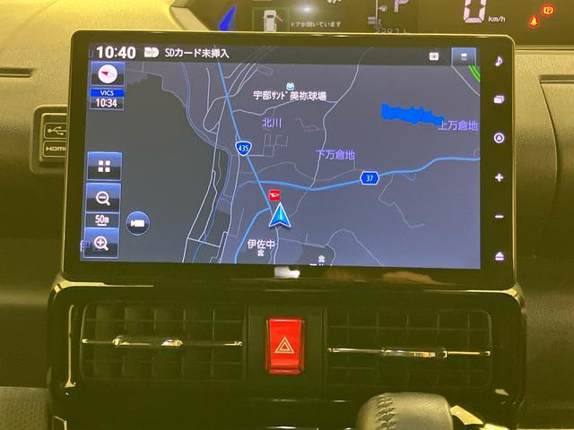 タントカスタムＲＳ軽減ブレーキ　Ｉ−ＳＴＯＰ　車線逸脱防止　ナビ付　シ−トヒ−タ−　安全ボディ　ハイビームアシスト　ターボ車　助手席エアバック　ＬＥＤライト　オートライト　盗難防止　キーフリー　ＡＢＳ　アルミホイール（山口県）の中古車