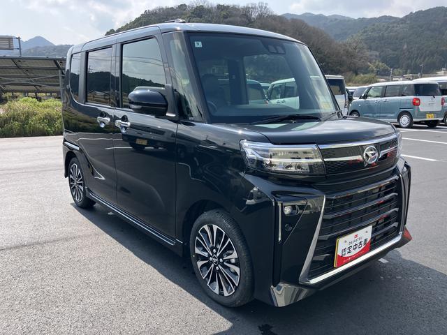 タントカスタムＲＳ衝突回避支援　車線逸脱防止　シートヒータ　ＥＴＣ車載器　バックカメラ付　オートハイビーム　ターボ　スマートキープッシュスタート　ＬＥＤヘッドライト　ＡＵＴＯライト　キーフリーキー　アルミホイール（山口県）の中古車