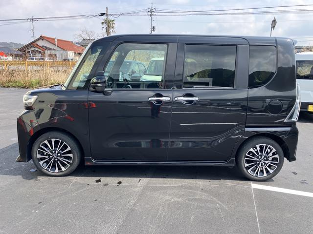 タントカスタムＲＳ衝突回避支援　車線逸脱防止　シートヒータ　ＥＴＣ車載器　バックカメラ付　オートハイビーム　ターボ　スマートキープッシュスタート　ＬＥＤヘッドライト　ＡＵＴＯライト　キーフリーキー　アルミホイール（山口県）の中古車