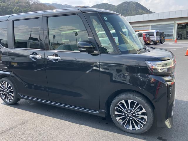 タントカスタムＲＳ衝突回避支援　車線逸脱防止　シートヒータ　ＥＴＣ車載器　バックカメラ付　オートハイビーム　ターボ　スマートキープッシュスタート　ＬＥＤヘッドライト　ＡＵＴＯライト　キーフリーキー　アルミホイール（山口県）の中古車