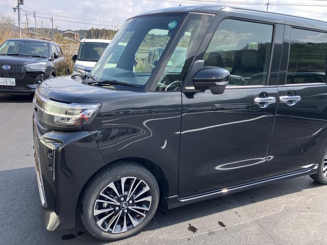 タントカスタムＲＳ衝突回避支援　車線逸脱防止　シートヒータ　ＥＴＣ車載器　バックカメラ付　オートハイビーム　ターボ　スマートキープッシュスタート　ＬＥＤヘッドライト　ＡＵＴＯライト　キーフリーキー　アルミホイール（山口県）の中古車
