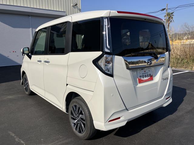 トールカスタムＧ追突被害軽減ブレーキ　レーダークルコン　両側Ｐスライドドア　フリーキー　オートマチックハイビーム　エアバック　電格ミラー　ＬＥＤヘッド　ＡＢＳ　オートライト　ＴＶ　アルミホイール　車線逸脱防止（山口県）の中古車