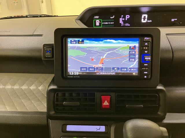 タントX衝突防止 SDナビゲーション ワンオーナ 片側スライドドア TVナビ オートミラー スマートキ Aストップ キーフリ 点検記録簿付 エアバック ABS バックモニター(山口県)の中古車