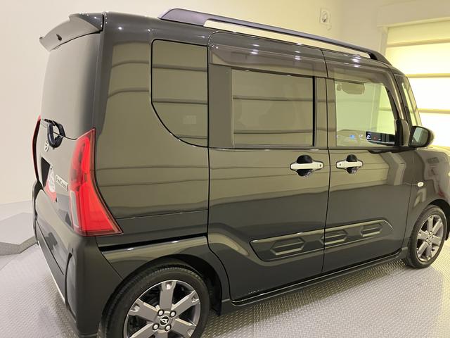 タントファンクロスターボスマートキープッシュスタート　ワンオーナー車　ターボ車　アルミホイール　キーフリーシステム　記録簿　エアバッグ　ＡＢＳ　禁煙（山口県）の中古車