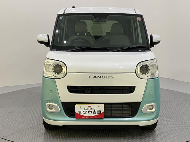 ムーヴキャンバスストライプスＧキーフリー　スマ−トキ−　運転席エアバック　ＡＢＳ（山口県）の中古車