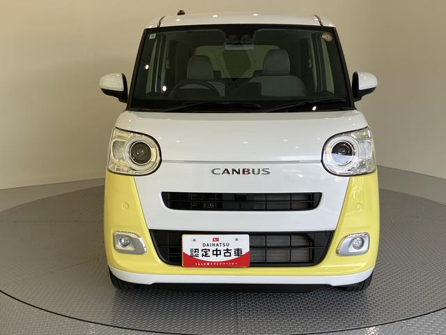 ムーヴキャンバスストライプスGキーフリー スマ−トキ− 運転席エアバック ABS シートヒー 電動格納 アイドリンストップ イモビ Bモニター 衝突安全ボディ Wエアバッグ LEDライト オートハイビーム 両側Pドア(山口県)の中古車