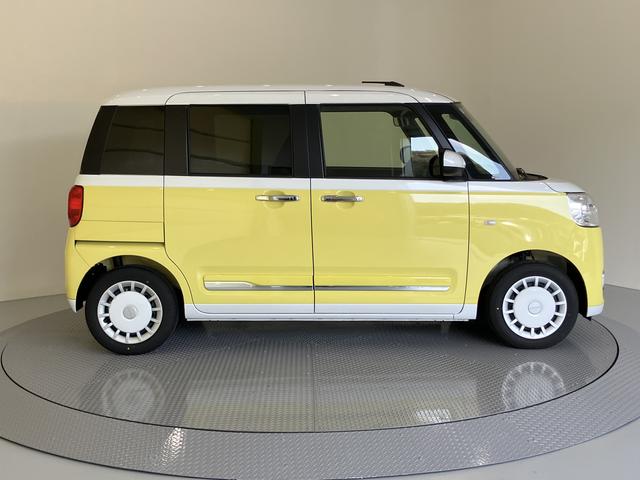 ムーヴキャンバスストライプスGキーフリー スマ−トキ− 運転席エアバック ABS シートヒー 電動格納 アイドリンストップ イモビ Bモニター 衝突安全ボディ Wエアバッグ LEDライト オートハイビーム 両側Pドア(山口県)の中古車