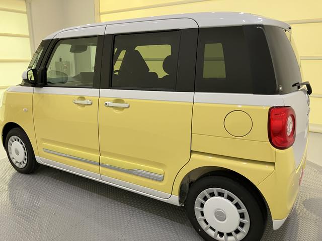 ムーヴキャンバスストライプスGキーフリー スマ−トキ− 運転席エアバック ABS シートヒー 電動格納 アイドリンストップ イモビ Bモニター 衝突安全ボディ Wエアバッグ LEDライト オートハイビーム 両側Pドア(山口県)の中古車