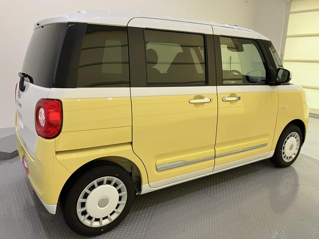 ムーヴキャンバスストライプスGキーフリー スマ−トキ− 運転席エアバック ABS シートヒー 電動格納 アイドリンストップ イモビ Bモニター 衝突安全ボディ Wエアバッグ LEDライト オートハイビーム 両側Pドア(山口県)の中古車