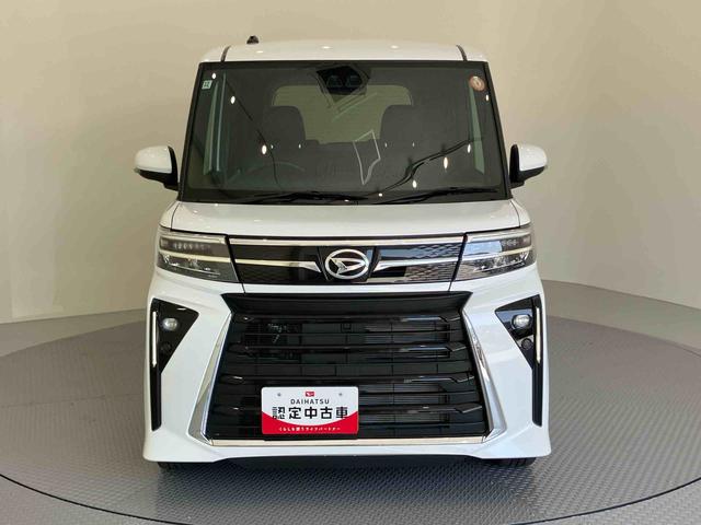 タントカスタムＲＳターボ　スマートキープッシュスタート　キーフリーキー　アルミホイール　ＡＢＳ　エアバック　衝突回避支援　車線逸脱防止　Ａストップ　両側パワードア　シートヒータ　バックカメラ付　イモビライザー（山口県）の中古車
