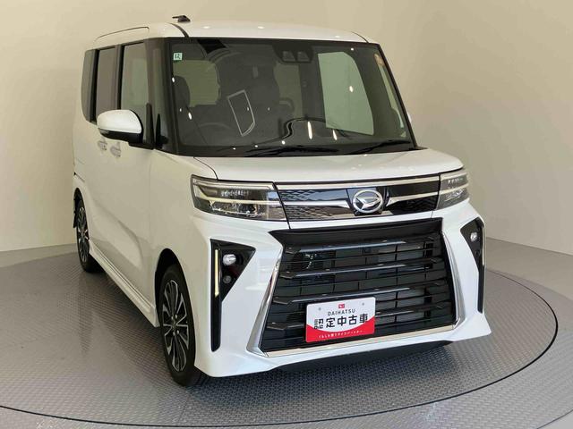 タントカスタムＲＳターボ　スマートキープッシュスタート　キーフリーキー　アルミホイール　ＡＢＳ　エアバック　衝突回避支援　車線逸脱防止　Ａストップ　両側パワードア　シートヒータ　バックカメラ付　イモビライザー（山口県）の中古車