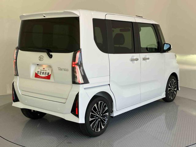 タントカスタムＲＳターボ　スマートキープッシュスタート　キーフリーキー　アルミホイール　ＡＢＳ　エアバック　衝突回避支援　車線逸脱防止　Ａストップ　両側パワードア　シートヒータ　バックカメラ付　イモビライザー（山口県）の中古車
