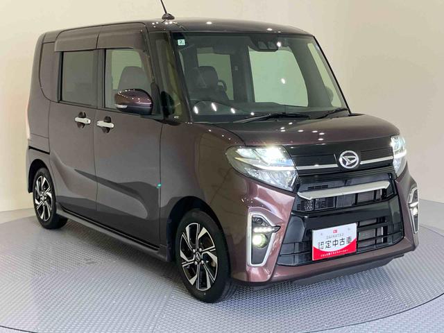 タントカスタムＸ両側ＰＳＤ　プリクラッシュセーフティ　１オーナ　電格ミラー　ＵＳＢ接続　ＥＴＣ　前席シートヒーター　ドラレコ　ナビ　キ−フリ−　スマートキー　点検記録簿　ＡＢＳ　アルミホイール　エアバック付き（山口県）の中古車