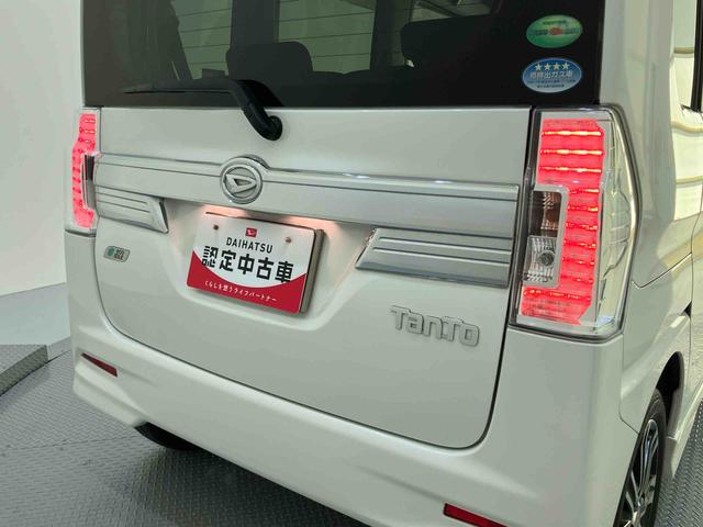タントカスタムＲＳ　ＳＡワンオーナー　電格ミラー　盗難防止システム　ターボ　キーレスエントリー　Ａライト　ＬＥＤヘッドライト　助手席エアバック　ＡＷ　運転席エアバック　ＡＢＳ　衝突安全ボディ　ドラレコ　スマートキ−（山口県）の中古車