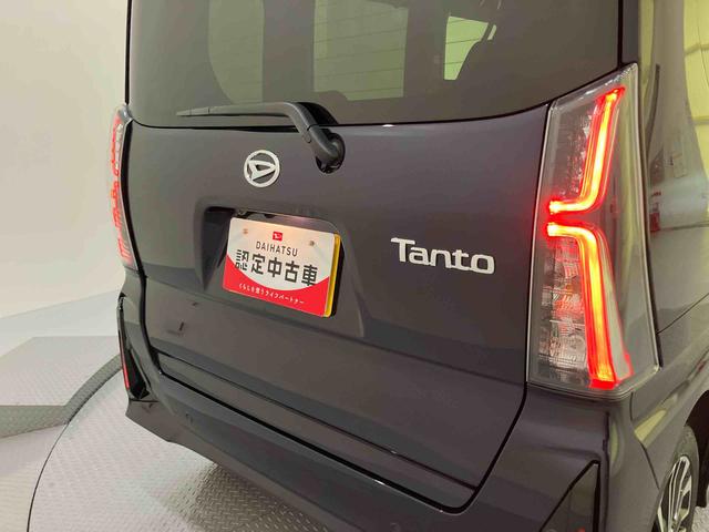 タントカスタムＲＳ軽減ブレーキ　車線逸脱防止　シ−トヒ−タ−　ハイビームアシスト　ターボ車　キーフリー　ＡＢＳ　アルミホイール　エアバッグ　スマ−トキー　両側パワ−スライドドア　電動ミラー（山口県）の中古車