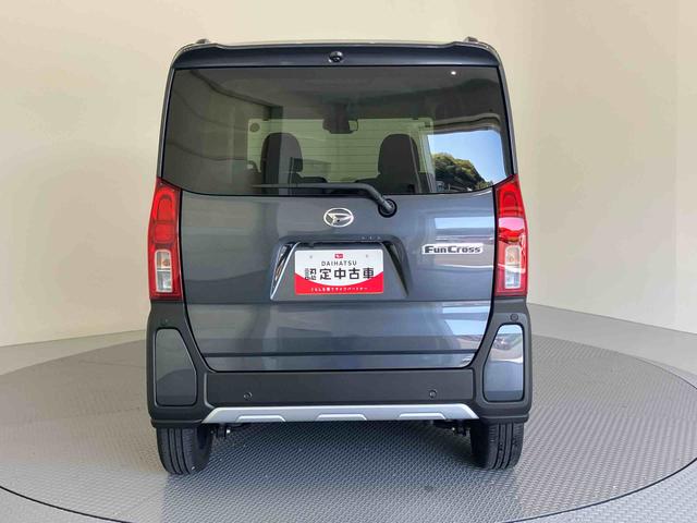 タントファンクロスターボ両側Ｐドア　車線逸脱警告　アイドルストップ　シートヒータ　ＬＥＤライト　スマートキ−　電格ミラー　運転席助手席エアバッグ　セキュリティアラーム　Ａライト　キーフリーシステム　衝突安全ボディ　ターボ車（山口県）の中古車