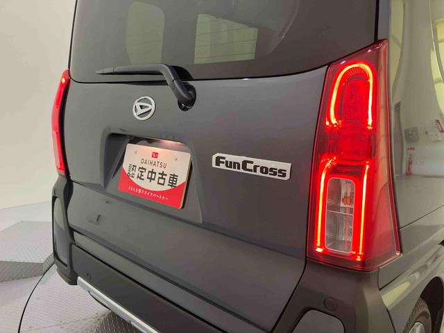 タントファンクロスターボ両側Ｐドア　車線逸脱警告　アイドルストップ　シートヒータ　ＬＥＤライト　スマートキ−　電格ミラー　運転席助手席エアバッグ　セキュリティアラーム　Ａライト　キーフリーシステム　衝突安全ボディ　ターボ車（山口県）の中古車