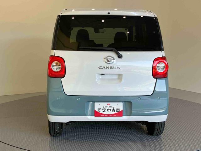 ムーヴキャンバスストライプスＧターボクルーズコントロール　両自動ドア　シ−トヒ−タ−　レーンキープ　スマートキー　キーフリーシステム　オートマチックハイビーム　ＡＢＳ　アイドリングストップ搭載　ターボモデル　衝突回避支援ブレーキ機能（山口県）の中古車